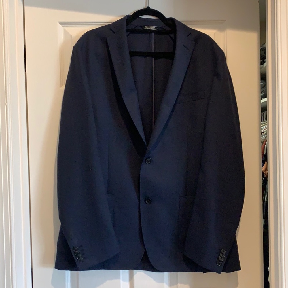 SAKS FIFTH AVENUE Blue Blazer 44L